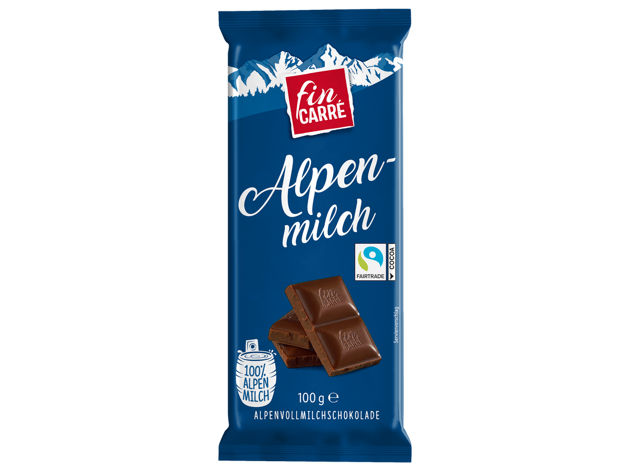 Tafelschokolade Alpenmilch