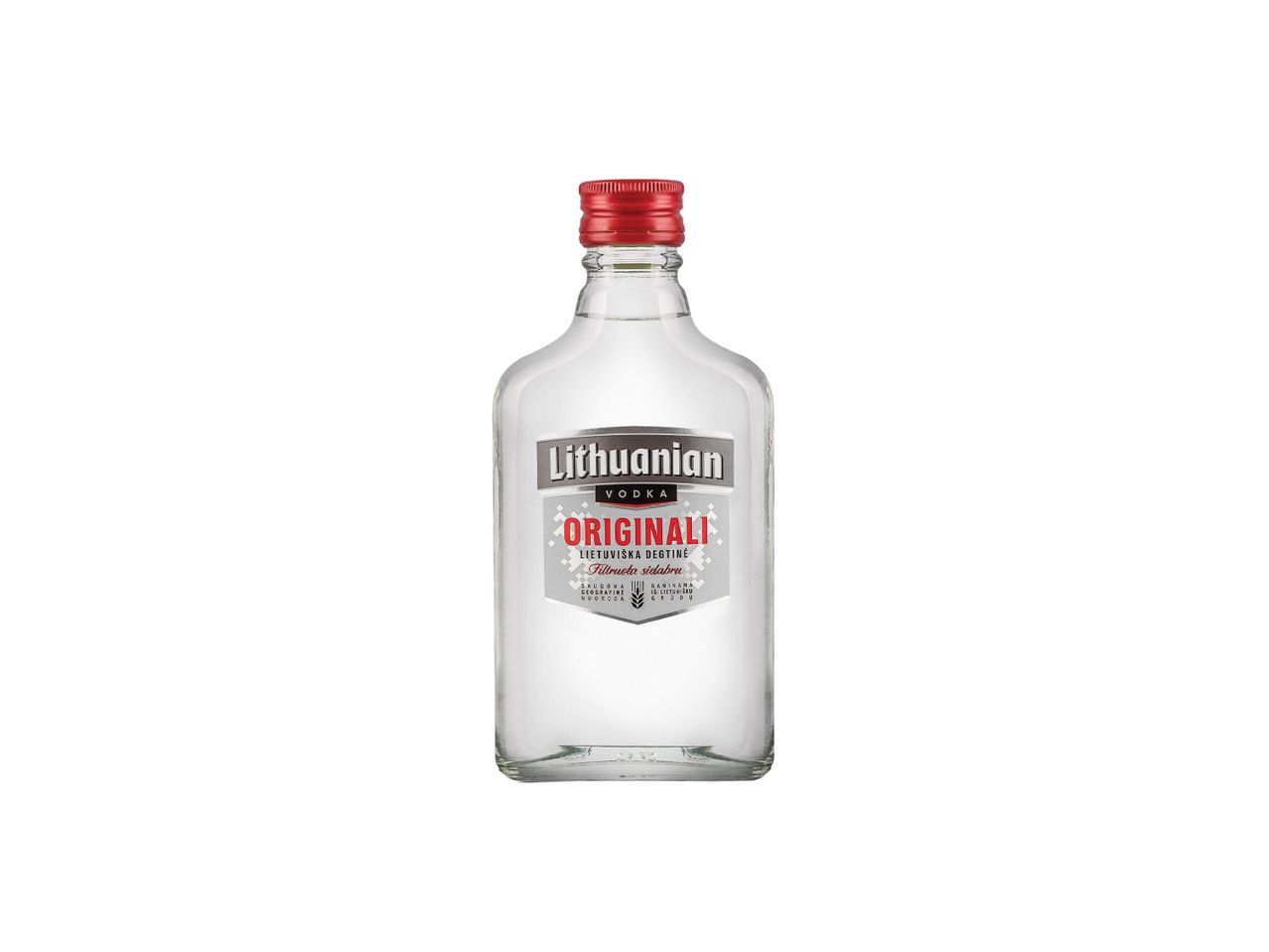 Lietuviška Original degtinės butelis.