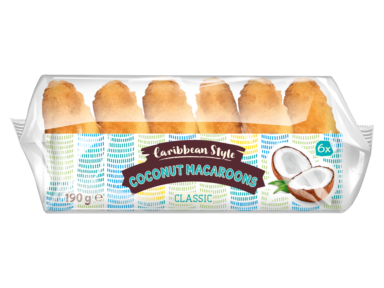 Macarons coco style Caraïbes (6 pièces)