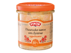 Буркан с пилешко месо от бутче, едромляно, 80% месо.