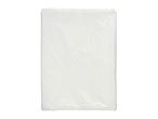 A roll of clear plastic sheeting or bags on a white background.