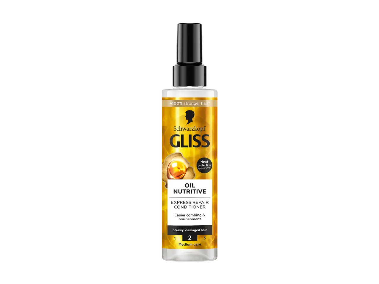 SCHWARZKOPF GLISS Спрей балсам с масла.