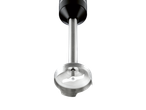 Un blender elegant din metal cu imersie.