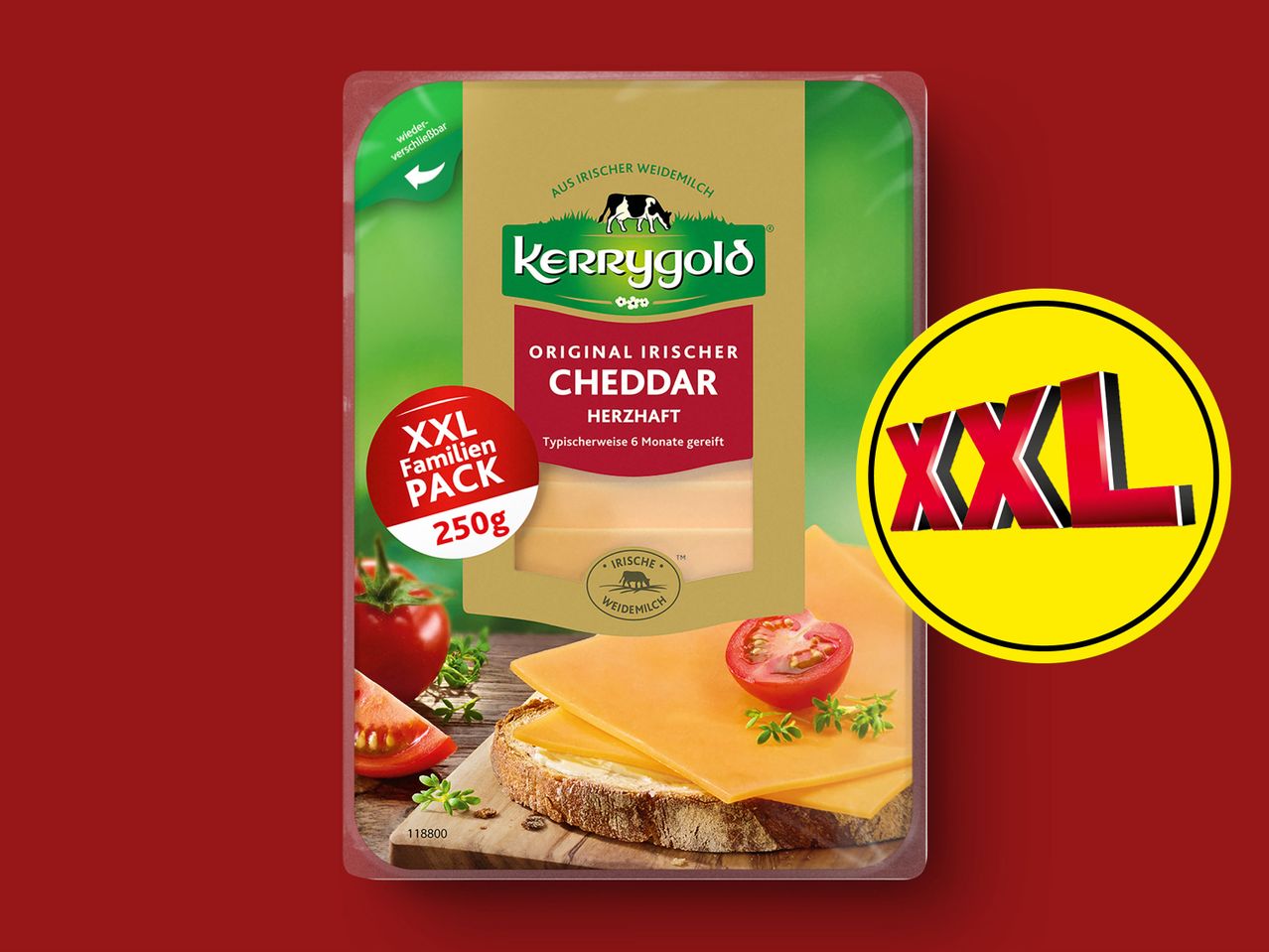 Gehe zu Vollbildansicht: Kerrygold Irischer Käse XXL - Bild 1