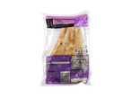 Taste of India 2 Plain Naan Breads with nutritional information and heating instructions.