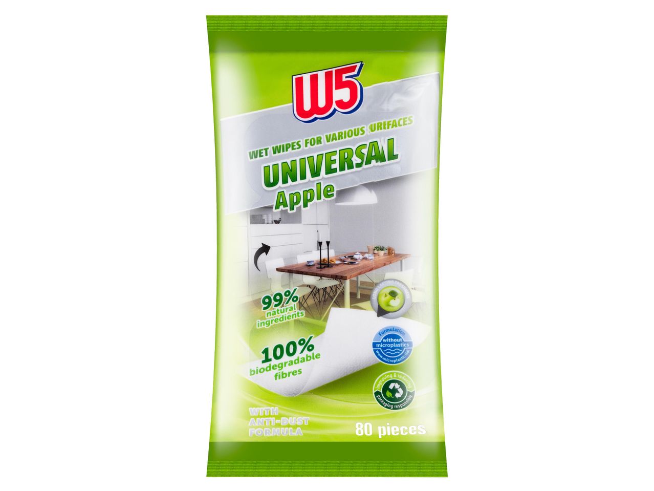 WS univerzális tisztító kendő csomagolás.