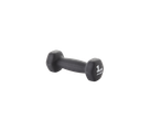 A black 1kg CRIVIT dumbbell for fitness accessories.