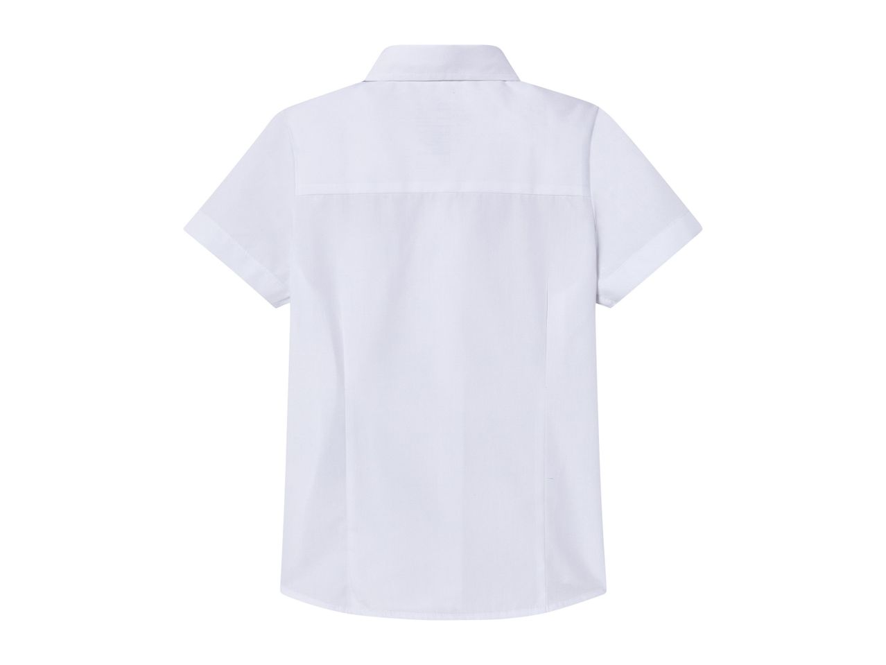 White women's short-sleeve shirt.