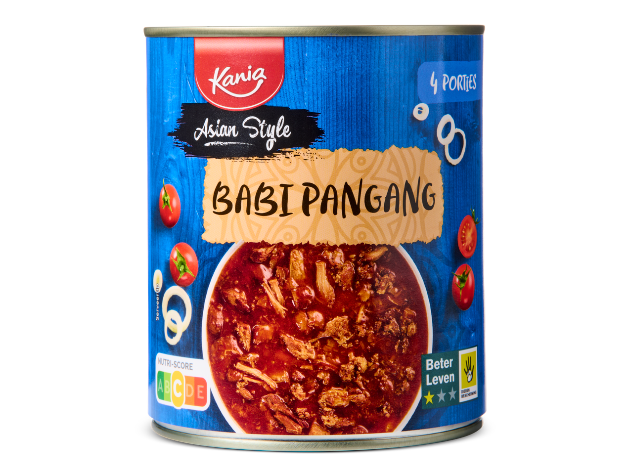 Kania Asian Style Babi Pangang in blik voor 4 porties.