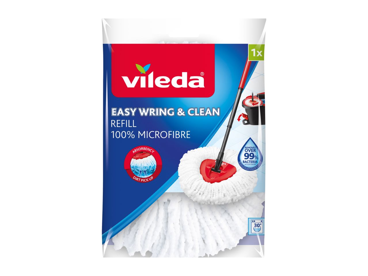 Vileda 2 in1 Dustpan & Brush Set