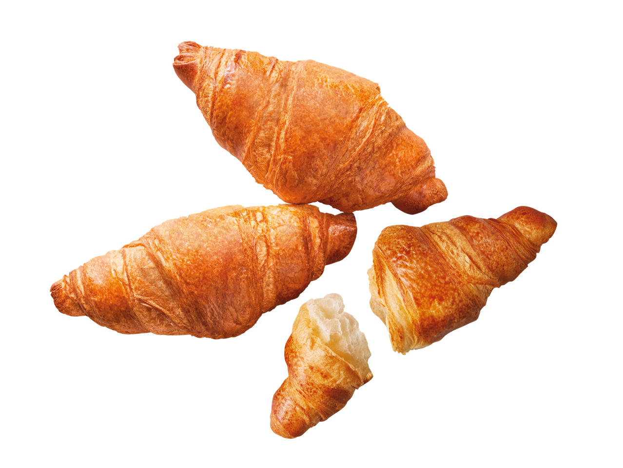 Frische, knusprige Croissants.