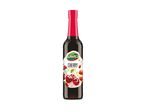 Łowicz Cherry syrup bottle with a red cap and a label featuring cherries.