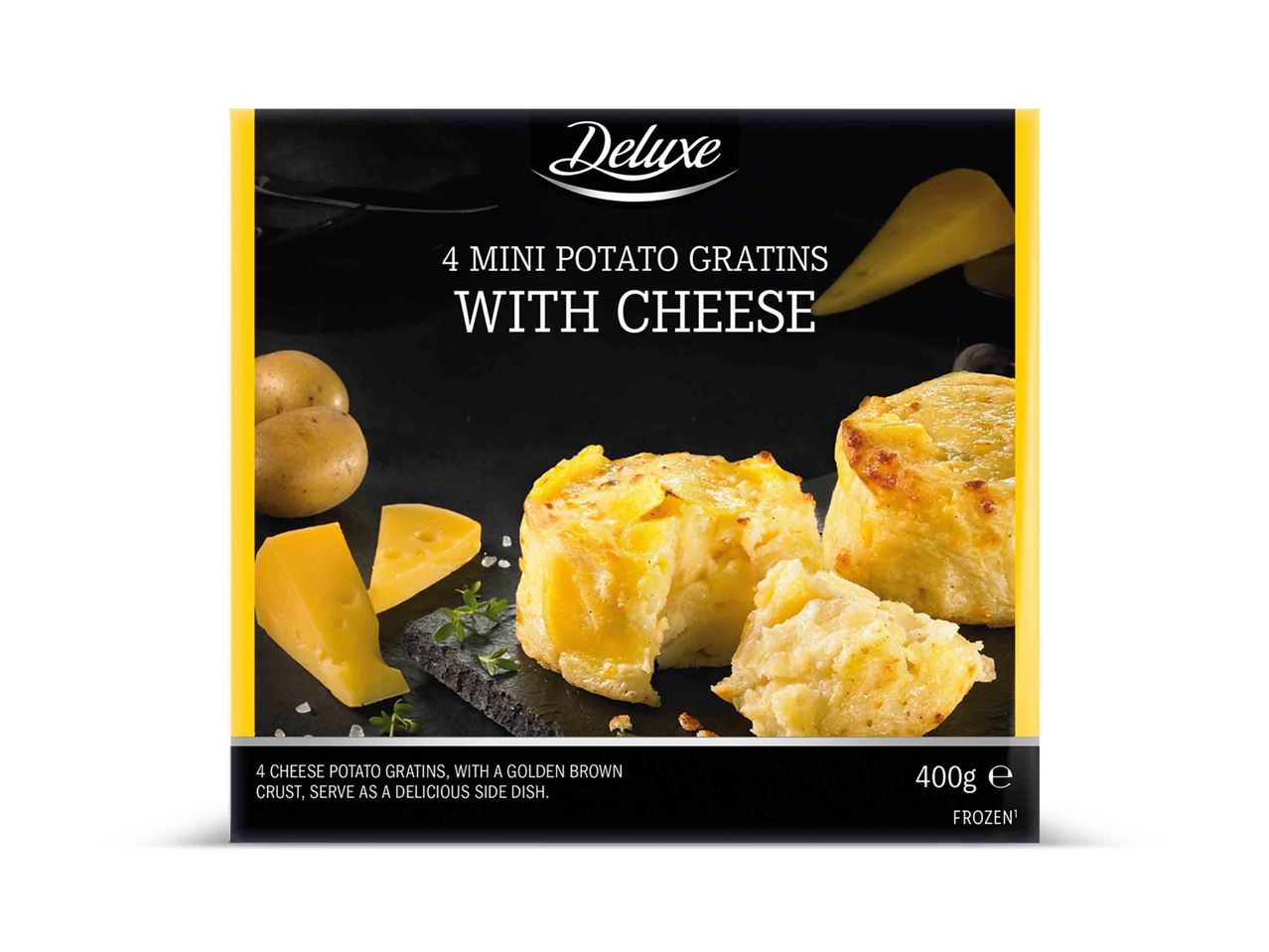 Ga naar volledige schermweergave: Aardappelgratintaartjes kaas - afbeelding 1