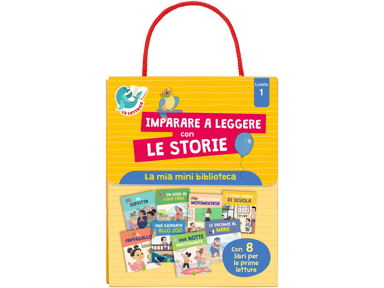 Libro per bambini “Prime letture”, 8 pezzi