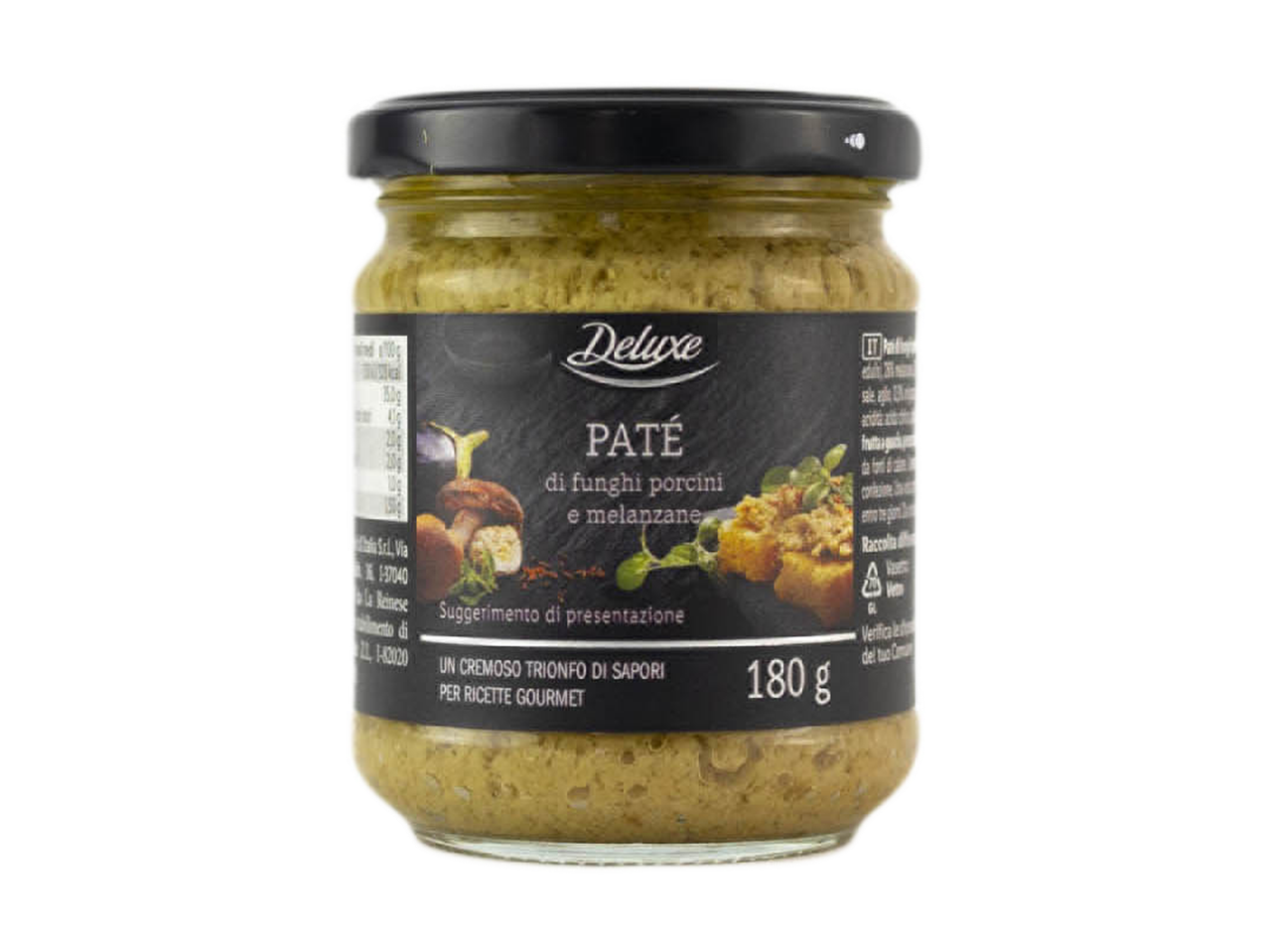 Paté di funghi porcini e melanzane
