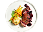 Deluxe Irish Duck Breast Fillets with roasted carrots and potatoes