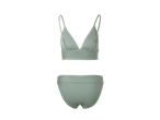 Ženski, svijetlozeleni, rebrasti bikini.