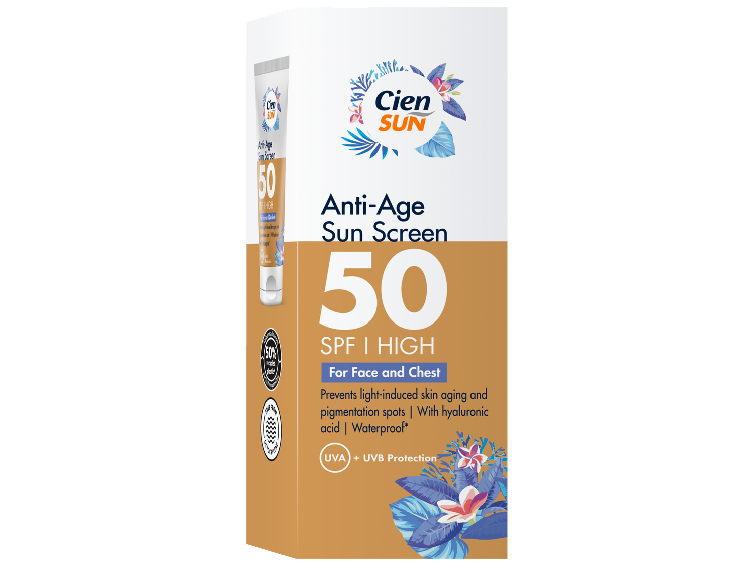 Zonnebrandcréme anti-age SPF50