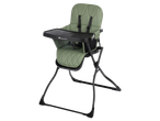 Bebeconfort Lily Highchair in green with black tray and frame