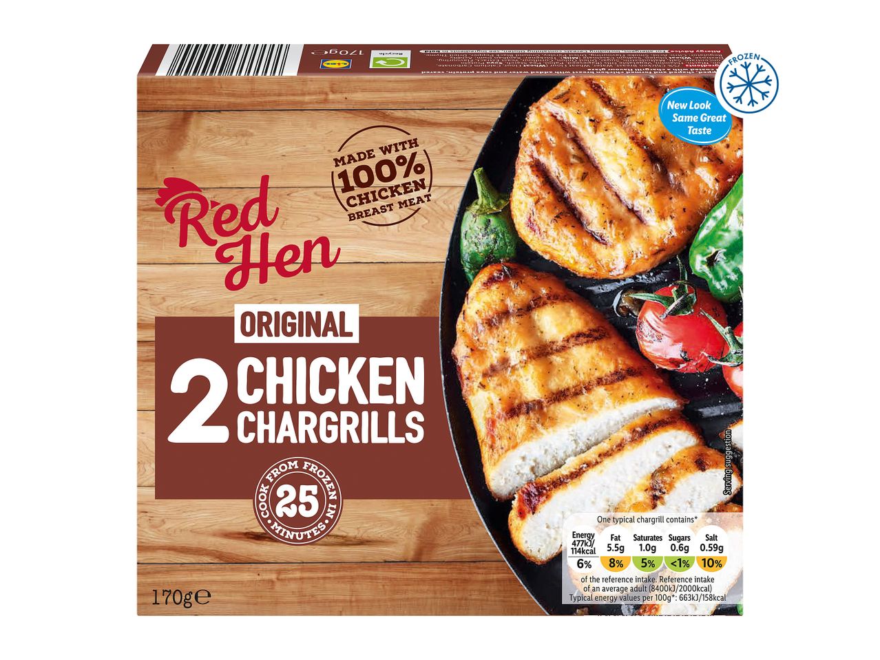 Go to full screen view: Red Hen 2 Chicken Chargrills - Image 1