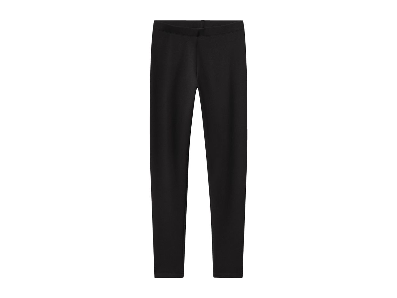 Black leggings on a white background