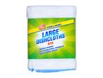 5 W5 large dishcloths: machine washable, for dishes and cleaning.