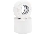 Two rolls of white Sensiplast athletic tape, one stacked on top of the other.