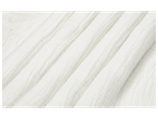 White, soft, and lightweight LIVARNO Home muslin textile with gentle folds.