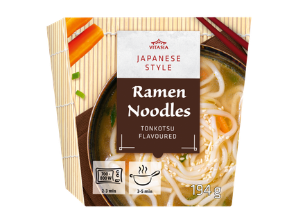 VITASIA Makaron typu noodle z sosem w stylu tonkotsu