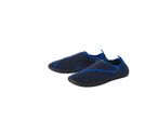 Pair of dark blue water shoes.