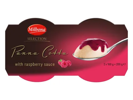 Panna cotta desszert