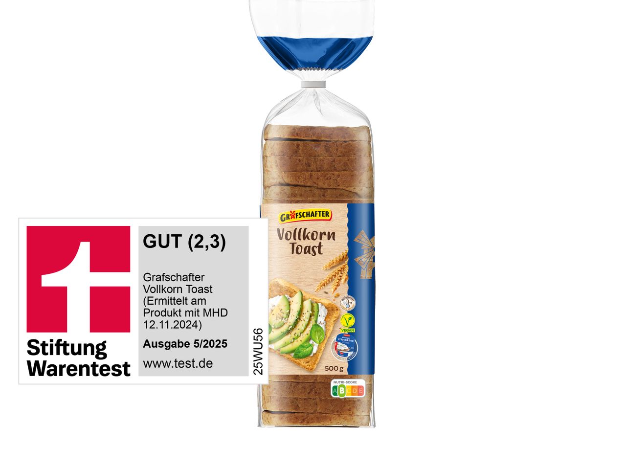 Grafschafter Vollkorn Toast.