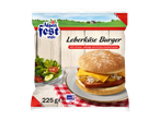 Alpenfest Leberkäse Burger met kaas, kool en honing-mosterdsaus