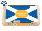 15 Woodcote mixed-sized free range Scottish eggs.