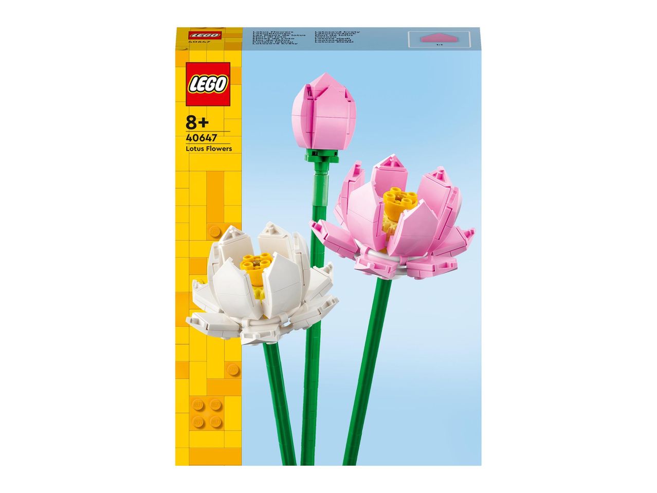 LEGO botanikai kollekció: lótuszvirágok.
