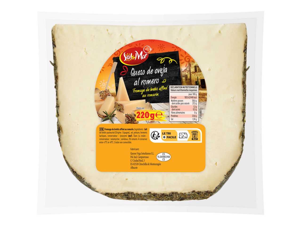 Fromage de Brebis au romarin