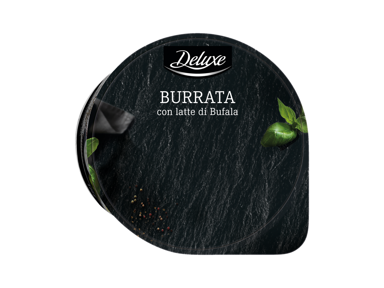 Deluxe Burrata siers no bufeļu piena.