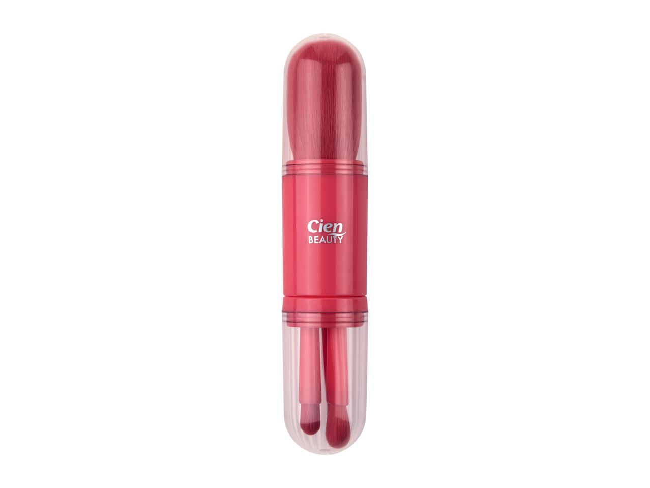 A red Romand lip tint and gloss duo in a compact case.