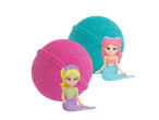Craze Bath Bomb: Kaks vannipommi, roosa ja türkiissinine, merineitsi nukkudega.