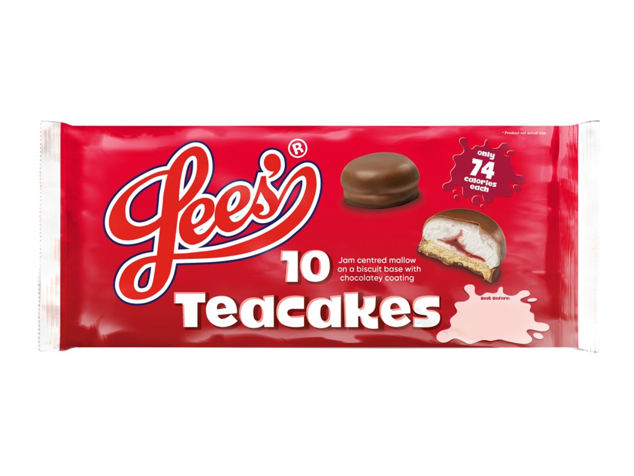 Go to full screen view: Lee's 10 pk Teacakes - Image 1