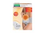 Menstruationssmerte varmepakke med 4 stk., der giver mindst 12 timers lindrende varme.