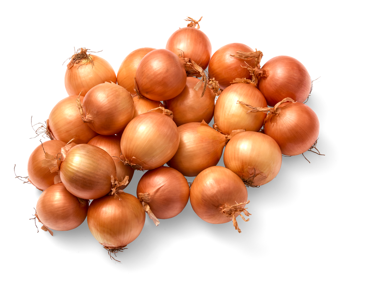 Een hoop gouden uien.