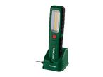 Rechargeable LED work light with charging station