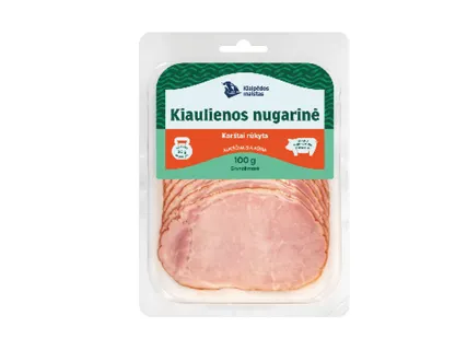 Karštai rūkyta kiaulienos nugarinė
