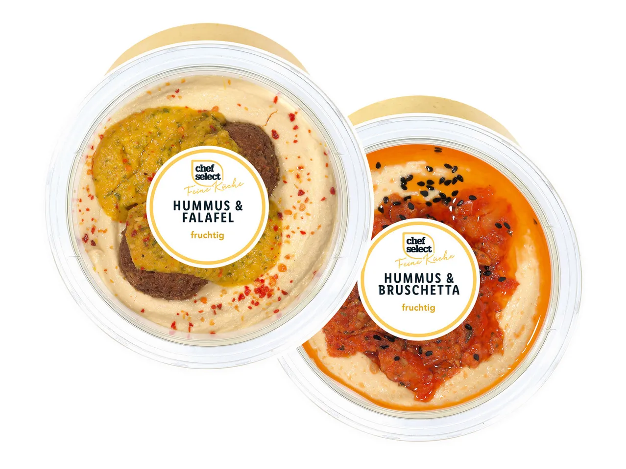 Gehe zu Vollbildansicht: Chef Select Feine Küche Hummus mit Topping - Bild 1
