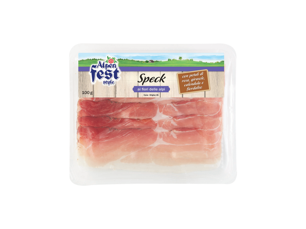 Speck ai fiori delle Alpi