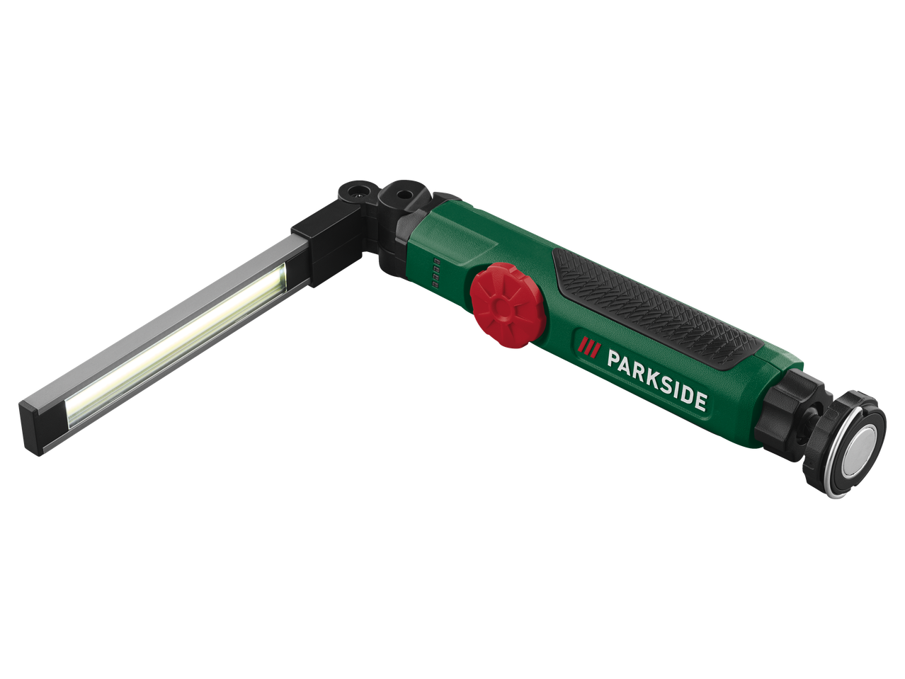 Επαναφορτιζόμενος φακός LED PARKSIDE, πράσινος-μαύρος