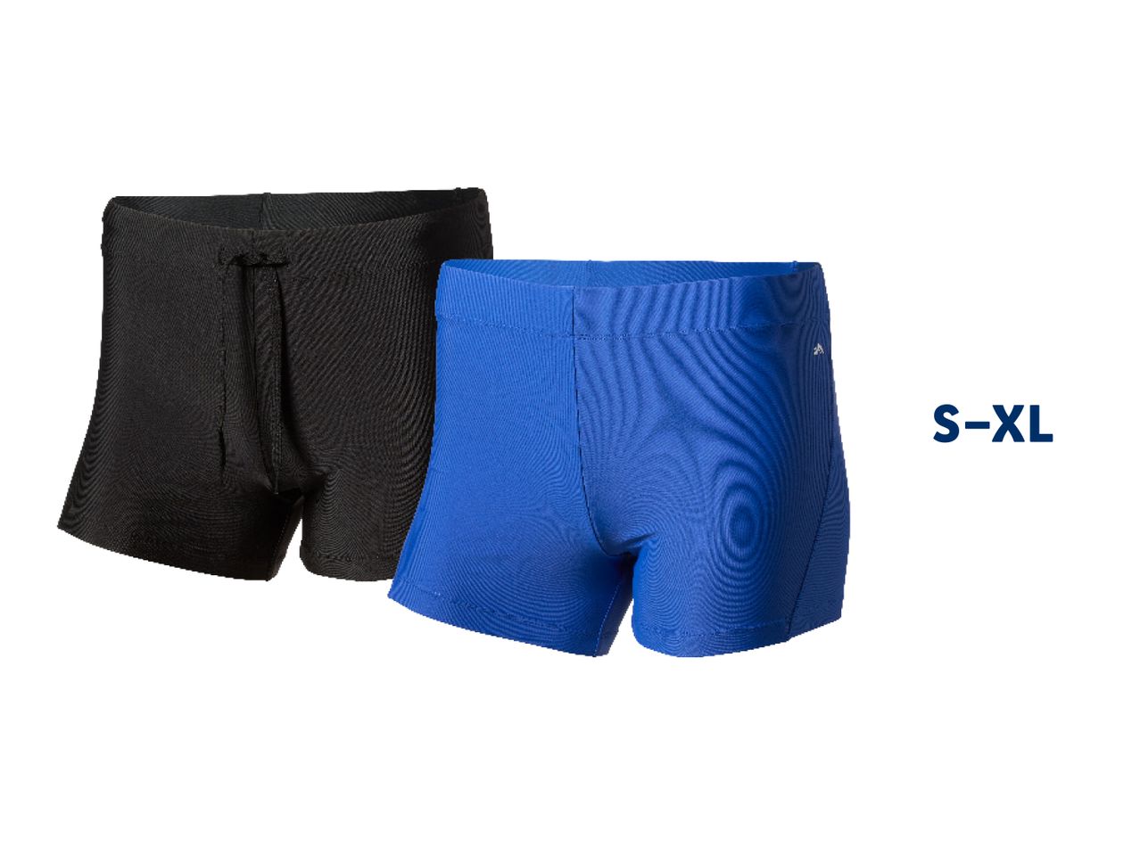 Peldbikses vīriešiem, pieejamas melnā un zilā krāsā, izmēri S-XL.