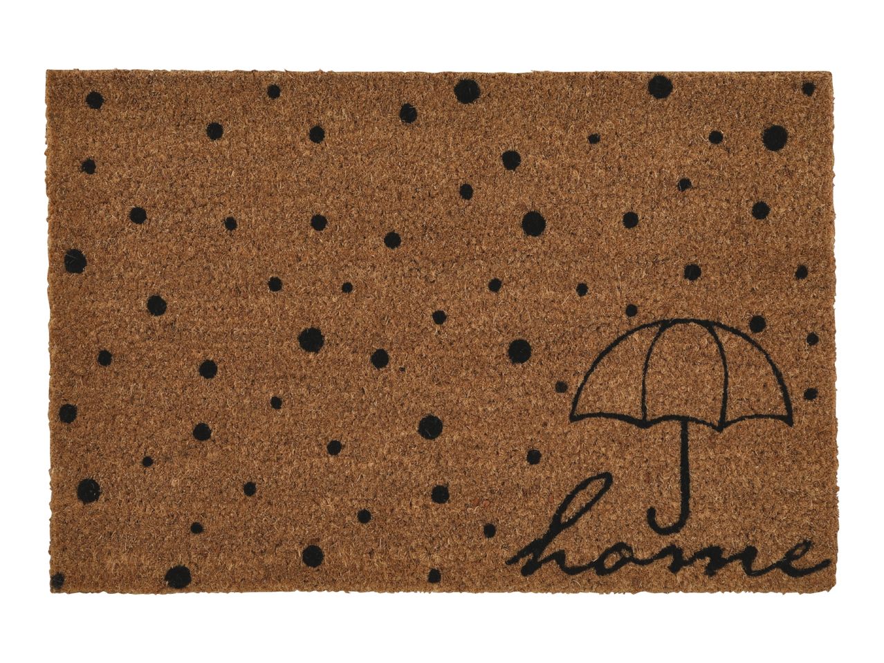 Livarno Home Coir Doormat With A Rain Design