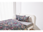 Biancheria da letto floreale: lenzuolo, federe.